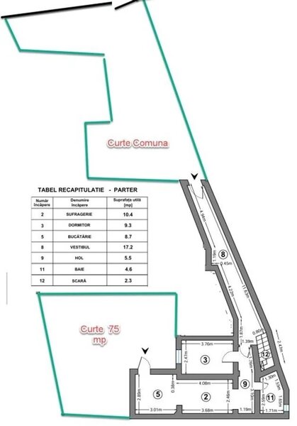 Universitate, Ultracentral, imobil in curte comuna